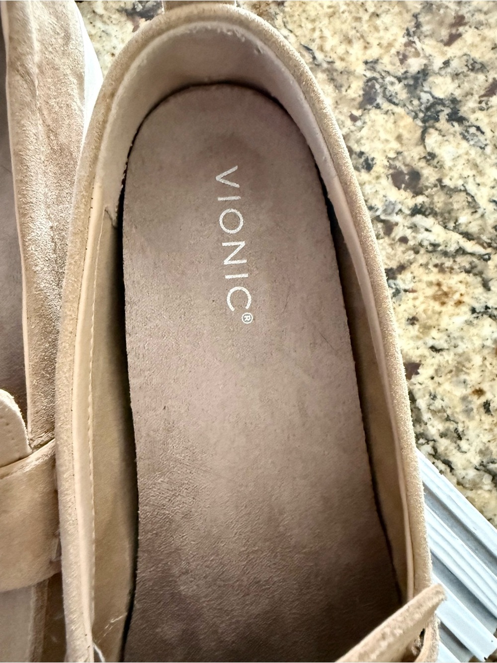 Casual Suede Penny Loafers in Tan - Picture 2 of 6